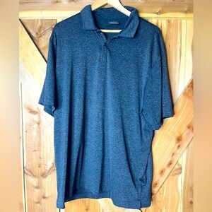 Nike Dri Fit Golf Short Sleeve Gray Polo Shirt Mens XL